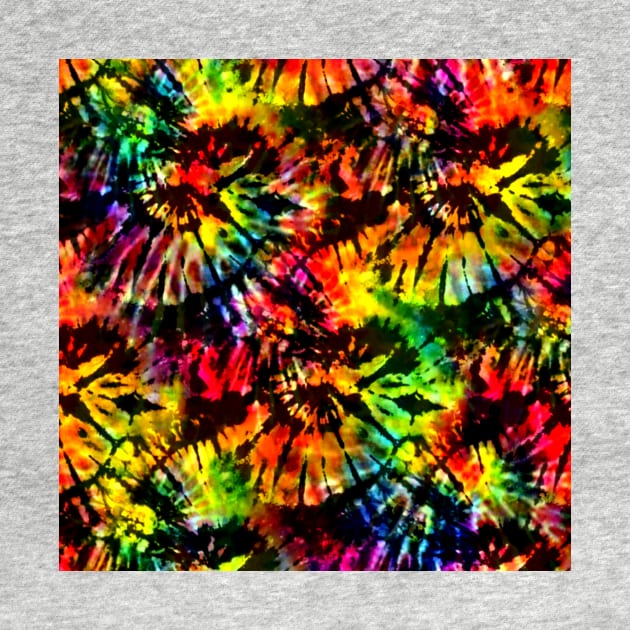 Vivid Psychedelic Hippy Tie Dye by KirstenStar 